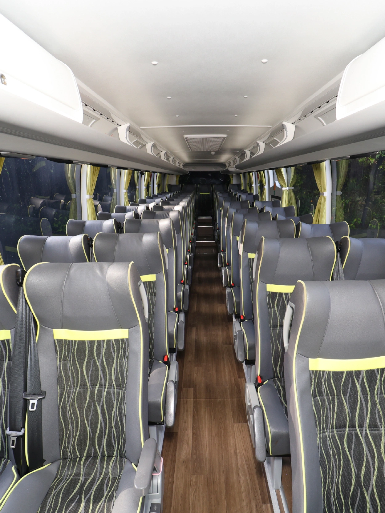 Coach bus interior seating