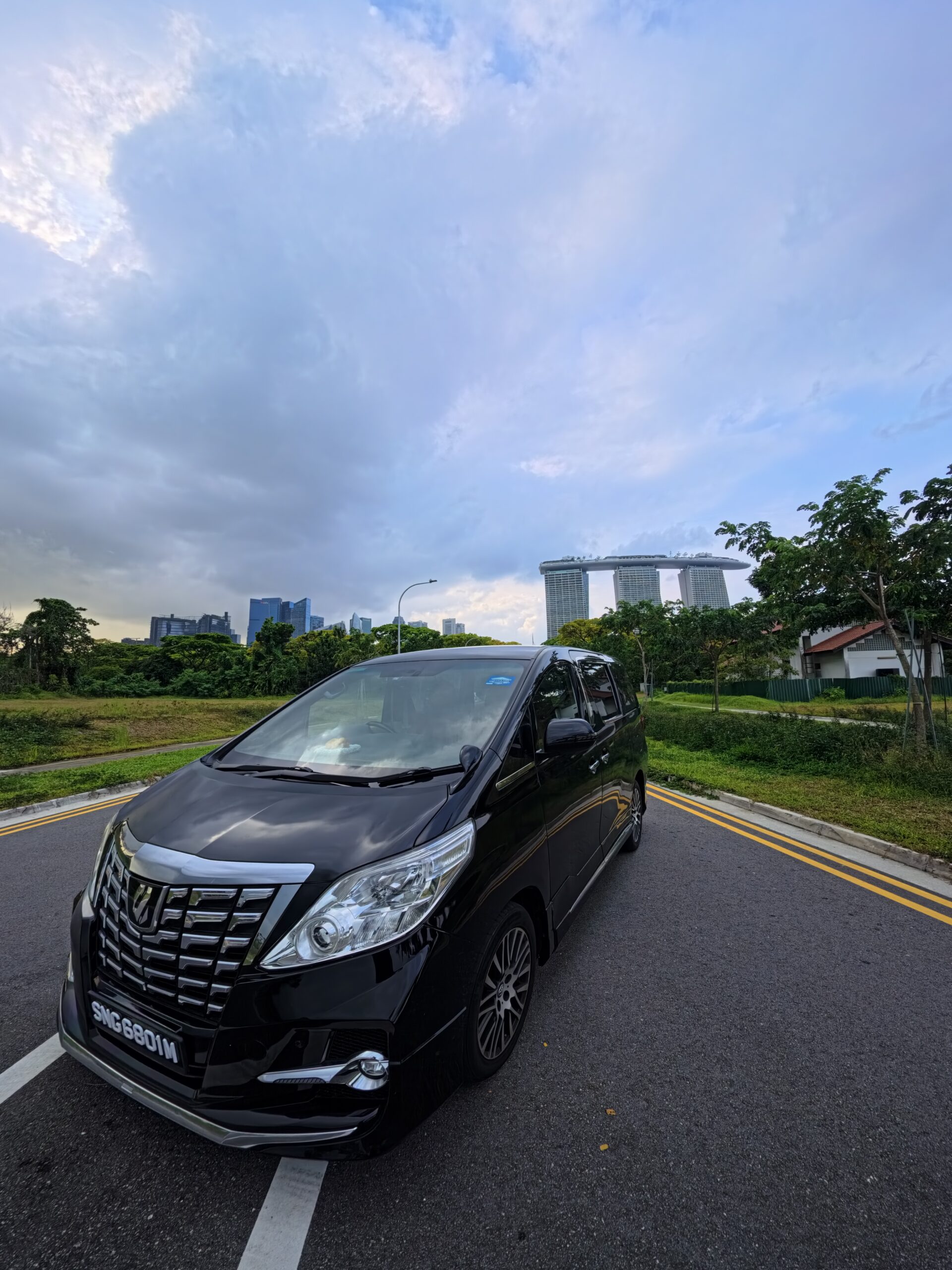 Premium charter van in Singapore